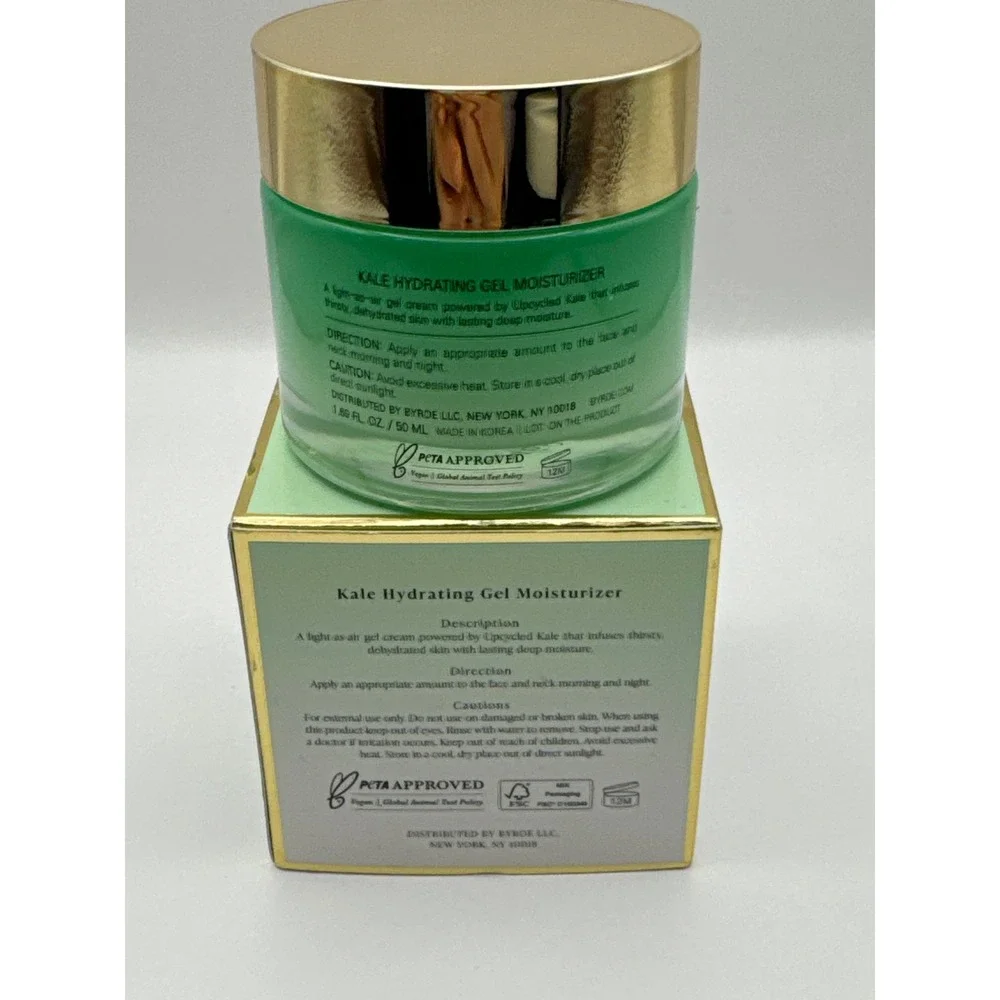 BYROE New York Kale Hydrating Gel Moisturizer 1.69 oz 50 ml BNIB - Picture 4 of 6